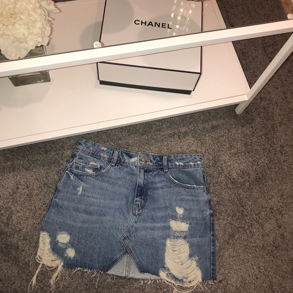 Zara denim skirt